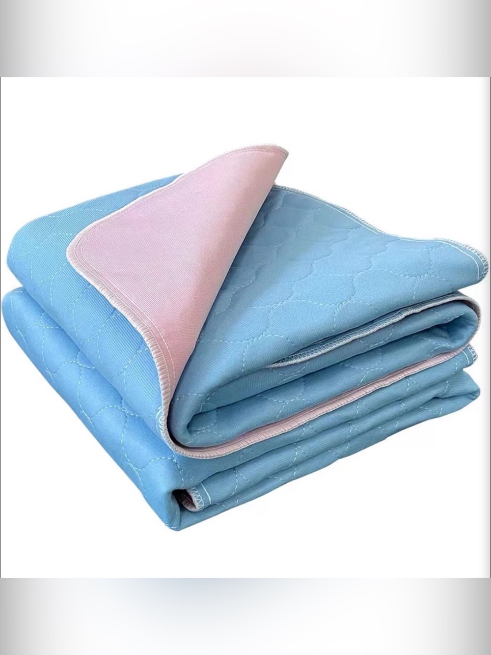 Set of 2 Cooling Waterproof Washable Under-pads 34” x 36” for Baby, Pet, Elderly